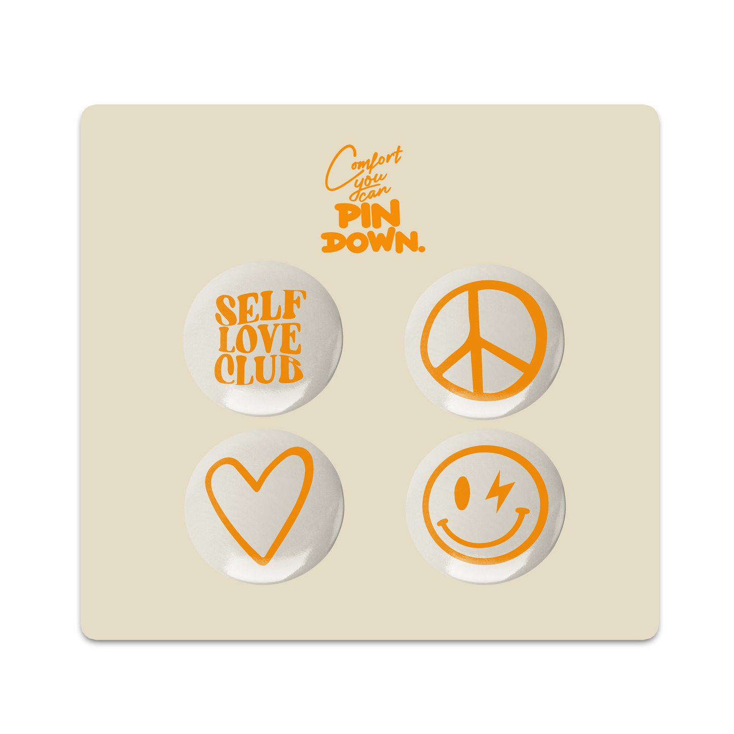 SELF LOVE CLUB BADGE PK - CANYON CLAY