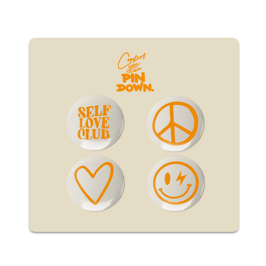 SELF LOVE CLUB BADGE PK - CANYON CLAY